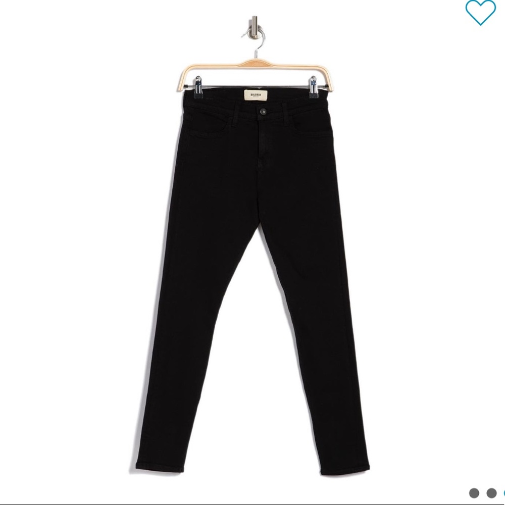 NEW BALDWIN karlie cropped jeans black